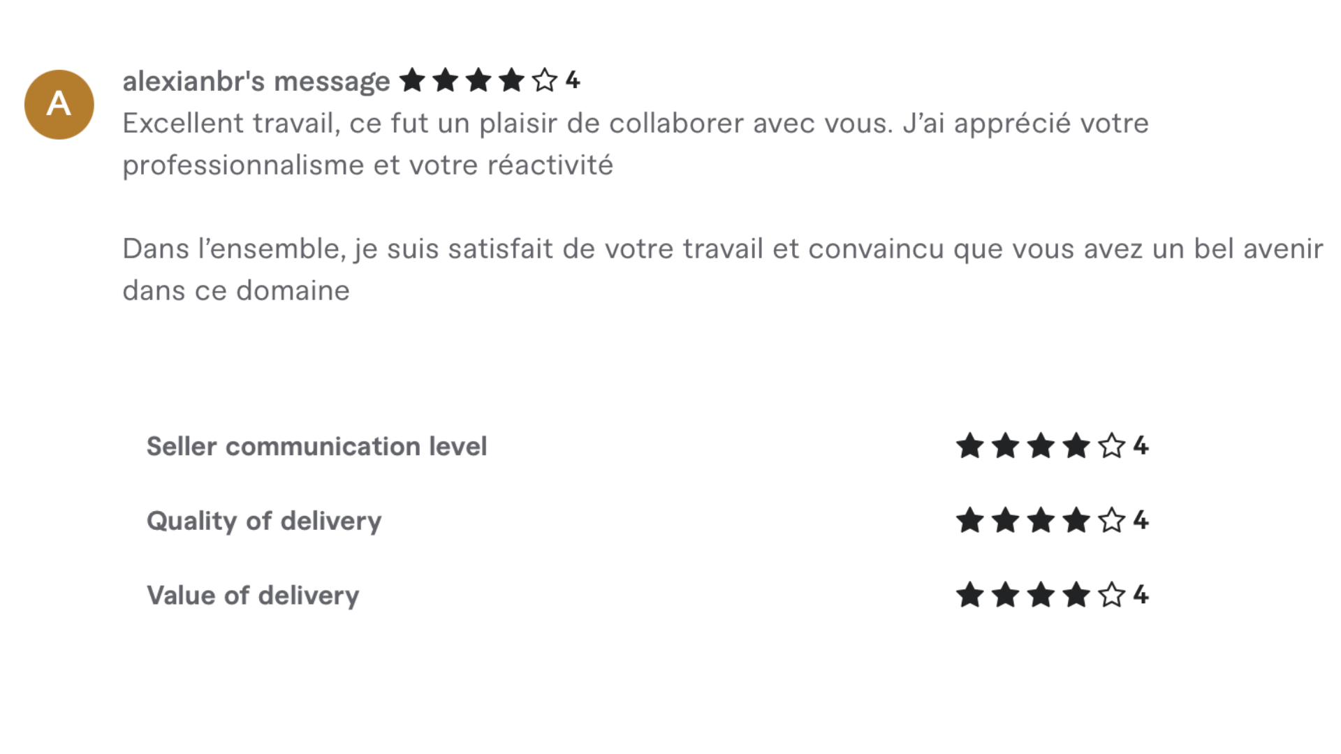 Avis client Alexian
